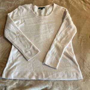 Rella Cashmere Crewneck Sweater, Blush, medium